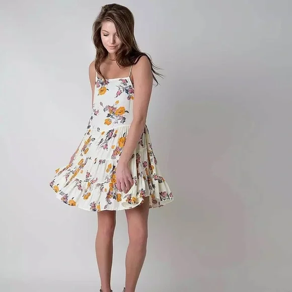 Free People Circle of Flowers Dress - Picture 1 of 7